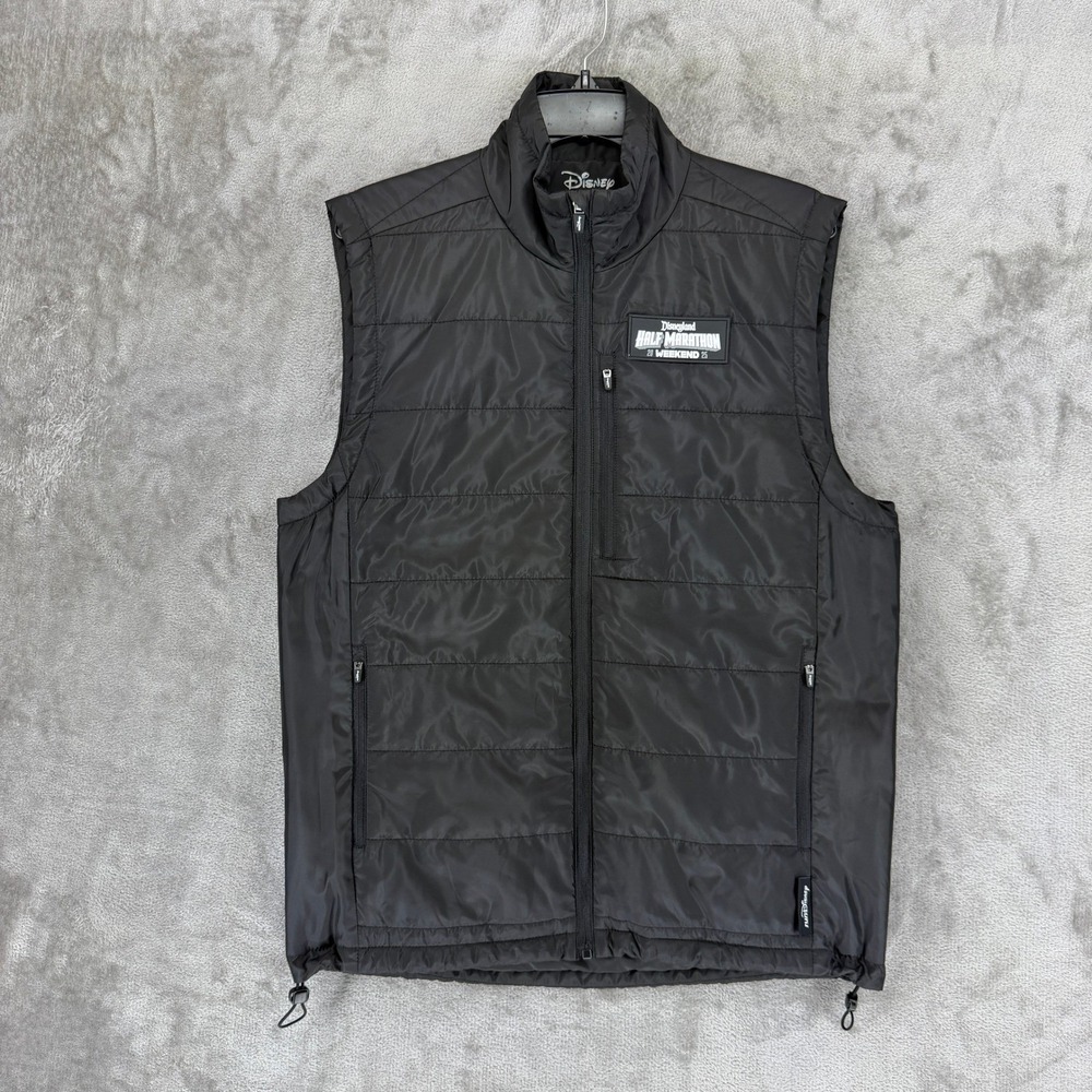 Disney runDisney Disneyland Half Marathon 2025 Weekend Puffer Vest Mens Medium